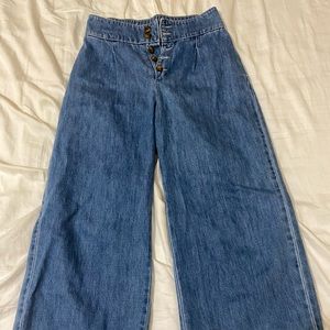 Hollister Blue Wide Leg Pants
